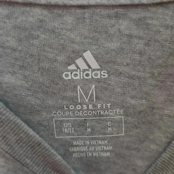Adidas Heathered Raglan Tee - Picture 2 of 4